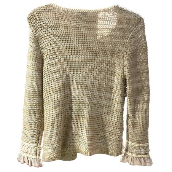 Chico's Ravishing Ruffles Cardigan - Picture 8 of 14